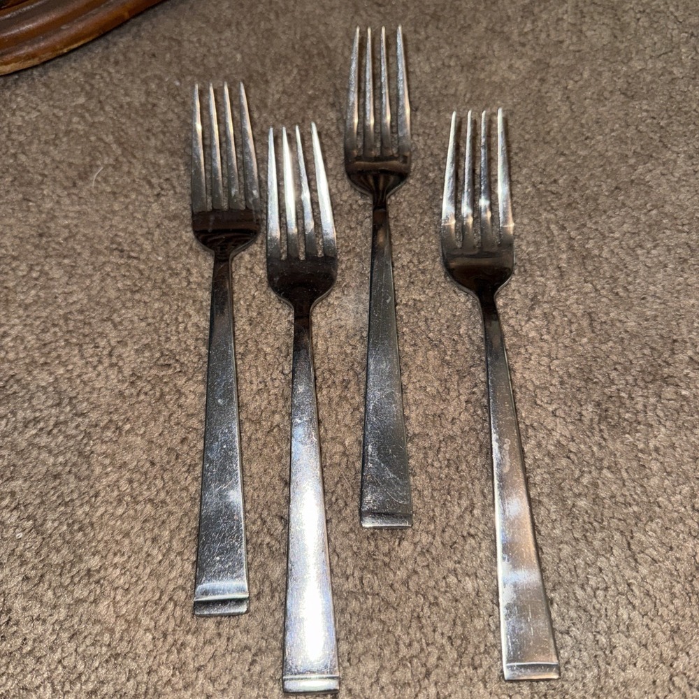 Hampton Silversmith Dinner Forks 4 stainless